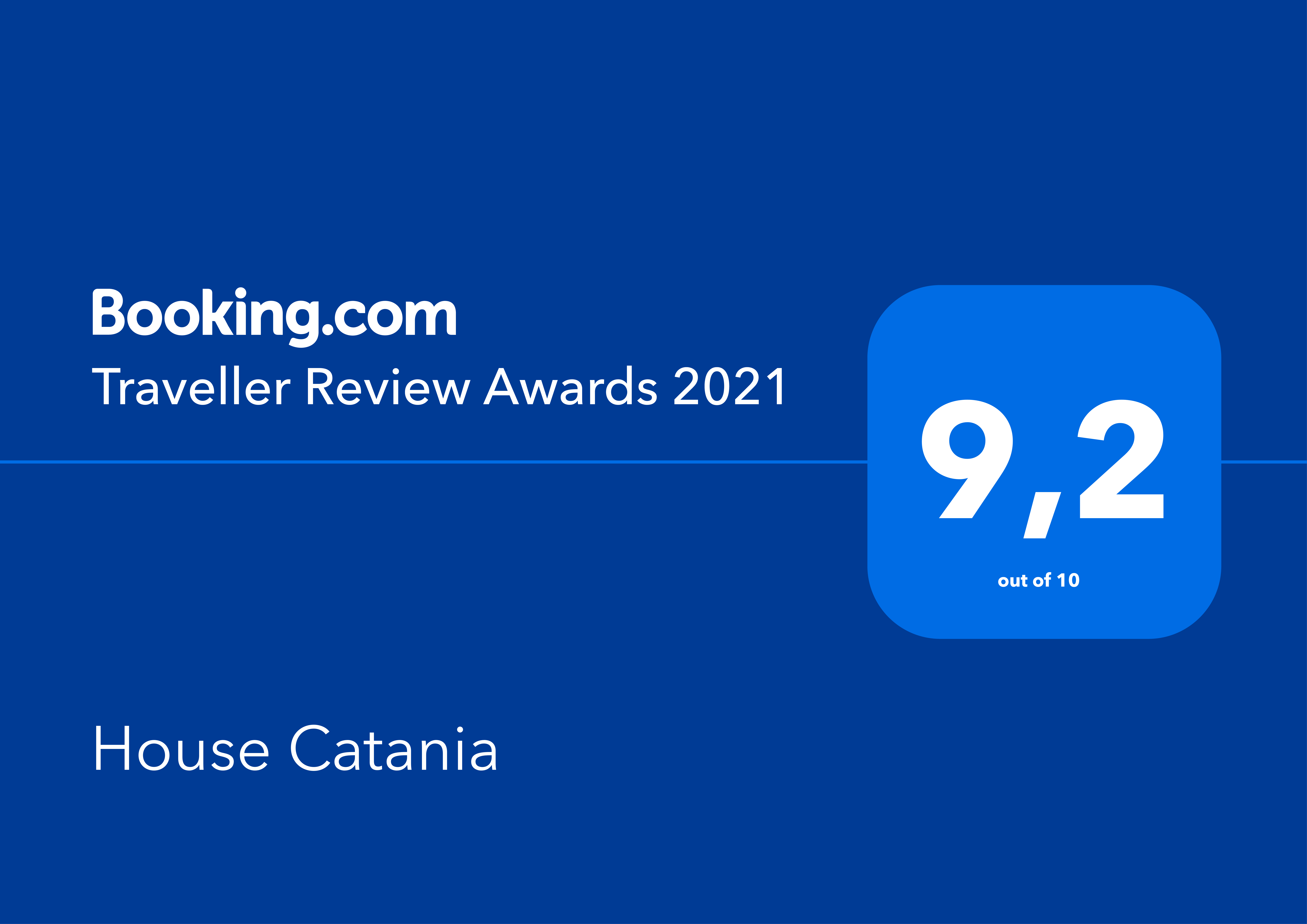 Booking.com award Booking.com Travaller Award